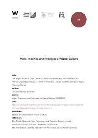 View. Theories and Practices of Visual Culture