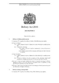 Bribery Act 2010