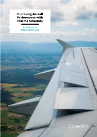 Improving Aircraft Performance with Plasma Actuators