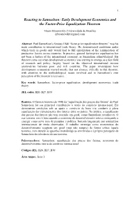 Reacting to Samuelson: Early Development Economics and the Factor-Price Equalization Theorem