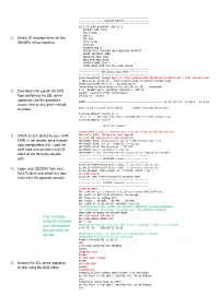 1. Define CP Directory Entry for the SSLSERV Virtual Machine. 2