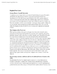 EH.Net Encyclopedia English Poor Laws