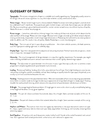 Glossary of Design Terms