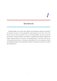 Mathematical Finance: Tage's View of Asset Pricing