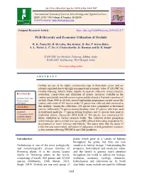PGR Diversity and Economic Utilization of Orchids
