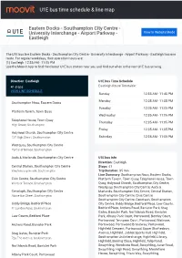 U1E Bus Time Schedule & Line Route