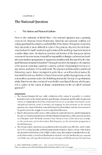 Downloaded from Brill.Com09/24/2021 04:08:44PM Via Free Access the National Question 119