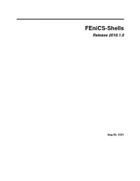 Fenics-Shells Release 2018.1.0