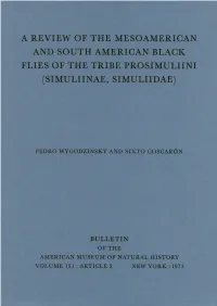 Flies of the Tribe Prosimuliini (Simuliinae, Simuliidae)