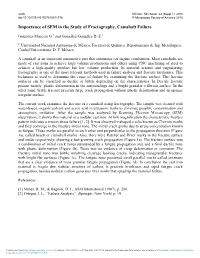 Importance of SEM in the Study of Fractography: Camshaft Failure