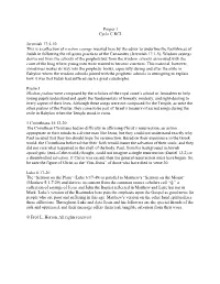 Proper 1 Cycle C RCL Jeremiah 17:5-10 This Is a Collection Of