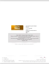 Redalyc.Progress in Farming of Chilean Silverside Basilichthys