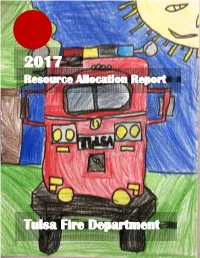 Resource Allocation Report Tulsa Fire Department Page I