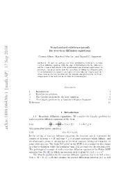 Arxiv:1809.06430V1 [Math.AP] 17 Sep 2018 with Prescribed Initial Condition