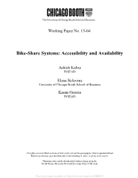 Bike-Share Systems: Accessibility and Availability