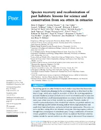 Lessons for Science and Conservation from Sea Otters in Estuaries