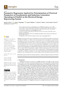 Parametric Regression Applied for Determination of Electrical