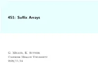 Suffix Arrays 3