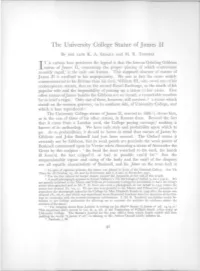 The University College Statue of James II