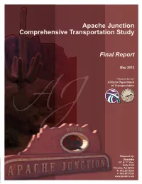 Apache Junction Comprehensive Transportation Study