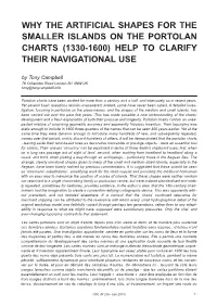 Why the Artificial Shapes for the Smaller Islands on the Portolan Charts (1330-1600) Help to Clarify Their Navigational Use