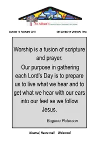 Worship Is a Fusion of Scripture and Prayer. Our Purpose in Gathering