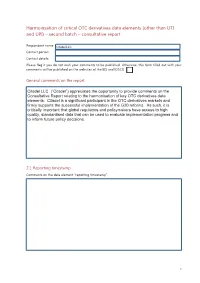 Citadel LLC Response to IOSCO's Consultation Document On