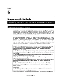 Nonparametric Methods