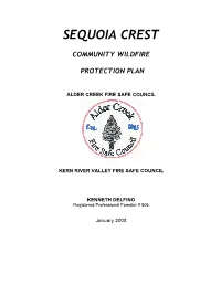 Sequoia Crest Final CWPP