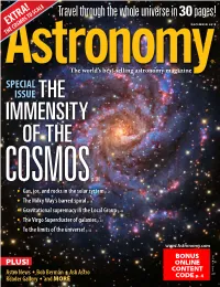 Astronomy Magazine SPECIAL ISSUE the IMMENSITY of THE