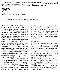The Urinary Diversion in Children with Bladder Exstrophy and Epispadias: Alternative to Primary Bladder Closure