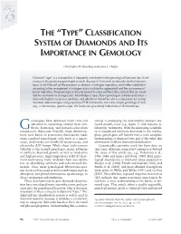 Type Classification of Diamonds
