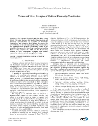 Virtues and Vices: Examples of Medieval Knowledge Visualization