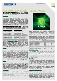CHARON-AXP/DS/ES/GS for Linux 64