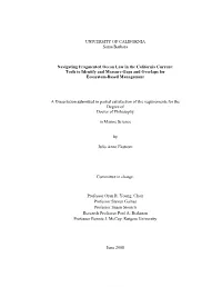 Navigating Fragmented Ocean Law in the California Current: Tools to Identify and Measure Gaps and Overlaps for Ecosystem-Based Management