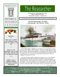 The SS Christopher Columbus, a Remarkable and Unusual Vessel