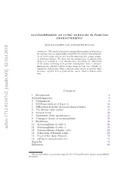 Arxiv:1712.01167V2 [Math.AG] 12 Oct 2018 12