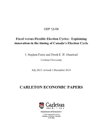 Carleton Economic Papers