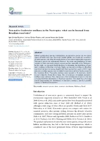 Non-Native Freshwater Molluscs in the Neotropics: What Can Be Learned from Brazilian Reservoirs?