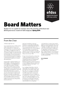 Board Matters Number 36