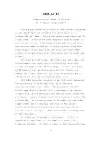 Historical Overview of SC Broadcasting