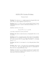 MATH 2370, Practice Problems
