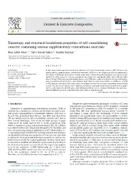 Thixotropy and Structural Breakdown Properties of Self Consolidating