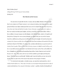 Writing and Literary Study Spring 2010 the Chivalrous Sir Gawain If