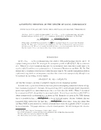 Asymptotic Behavior of the Length of Local Cohomology