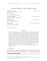Invariant Models for Causal Transfer Learning