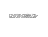 Long Term Program and Accommodation Strategy Data