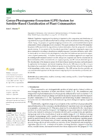 System for Satellite-Based Classification of Plant