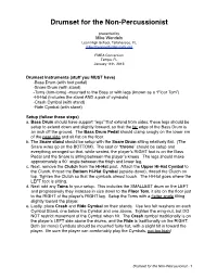 FMEA Packet -Drumset for Nonpercussionist