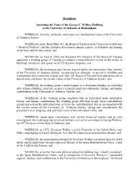 Resolution Amending the Name of The